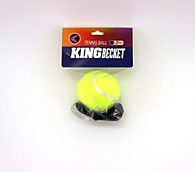 мяч теннисный с резинкой 6,35 см № K-01 / Код 107205