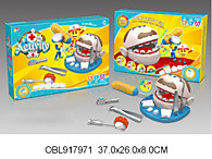 пластилин набор с формочками(тесто для лепки) зубной врач № DR001 / Код 115053