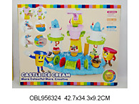 пластилин набор с формочками(тесто для лепки) мороженое № 9310 / Код 115050